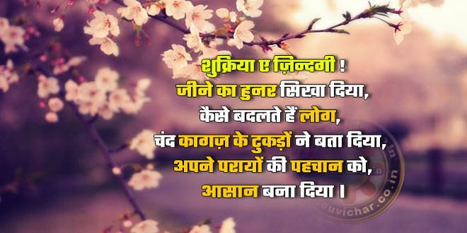 शुक्रिया ज़िन्दगी