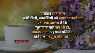 suprabhat in hindi - good morning
